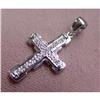 14kt Gold Diamond Crucifix Cross Charm Pendant #1403510