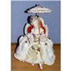 Image 1 : 18c Seated Woman KPM Porcelain Parasol Lace  #1403517