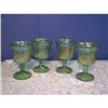 Image 1 : Carnival Glass Goblets  Indiana Glass #1403547