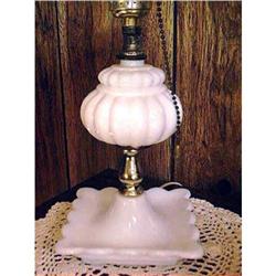 Table Lamp Milk Glass #1403556