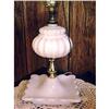 Image 1 : Table Lamp Milk Glass #1403556