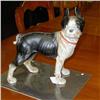 Image 1 : Cast Iron Bulldog Terrier Doorstop #1403610