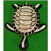 Image 1 : Turtle Rhinestone-Style Pin #60444 #1403700