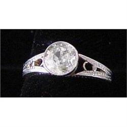 Old Mine Cut Diamond Ring #1419297