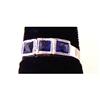 Image 1 : Antique Platinum and Sapphire Band #1419360