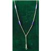 Image 1 : Antique Blue Enamel  & 14K Gold Chain #1419409