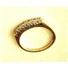 Image 1 : 14K Gold Band With Diamonds #1419428