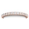 Image 2 : 20 ctw Certified SI Diamond Bracelet 18K Rose Gold - REF-2325W2H