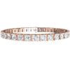Image 3 : 20 ctw Certified SI Diamond Bracelet 18K Rose Gold - REF-2325W2H