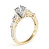 Image 3 : 2 ctw Certified VS/SI Diamond Pave Ring 18k Yellow Gold - REF-339H2R