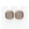 Image 1 : 1.09 ctw Diamond Earrings 18K Rose Gold - REF-153A3N