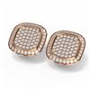 Image 3 : 1.09 ctw Diamond Earrings 18K Rose Gold - REF-153A3N