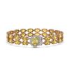 Image 1 : 24.02 ctw Citrine & Diamond Bracelet 14K Rose Gold - REF-218H2R