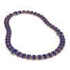 Image 2 : 66.67 ctw Sapphire & Diamond Necklace 14K Rose Gold - REF-718Y2X