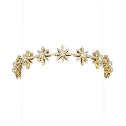 4.5 ctw Diamond Bracelet 18K Yellow Gold - REF-534R5K
