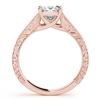 Image 3 : 0.50 ctw VS/SI Princess Diamond 2pc Wedding Set 14k Rose Gold - REF-98N2F