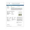 Image 4 : 4.19 ctw Emerald & Diamond Earrings 18K Yellow Gold - REF-311A3N