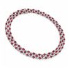 Image 2 : 63.65 ctw Ruby & Diamond Necklace 10K White Gold - REF-618N2F