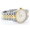 Image 2 : Rolex Men's Two Tone 14K Gold/SS, QuickSet, Diamond Dial & Diamond Bezel - REF-557A4N