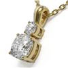 Image 3 : 0.9 ctw Cushion Cut Diamond Designer Necklace 18K Yellow Gold - REF-139Y2X