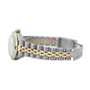Image 2 : Rolex Men's Two Tone 14K Gold/SS, QuickSet, Diam/Sapphire Dial & Diam Bezel - REF-557K3T