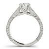Image 3 : 1 ctw Certified VS/SI Diamond Solitaire 2pc Wedding Set 14k White Gold - REF-273Y2X