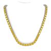 Image 3 : 36 ctw Certified Fancy Yellow SI/I Diamond Necklace 18K Rose Gold - REF-5850A2N