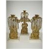 Image 5 : BRASS GARNITURE SET