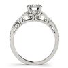 Image 3 : 1.5 ctw Certified VS/SI Diamond 2pc Wedding Set 14k White Gold - REF-283M6G