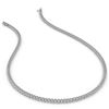 Image 2 : 9 ctw Diamond Designer Necklace 18K White Gold - REF-853F3M