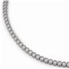 Image 3 : 9 ctw Diamond Designer Necklace 18K White Gold - REF-853F3M