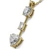 Image 3 : 1.75 ctw Heart Diamond Designer Necklace 18K Yellow Gold - REF-454N2F