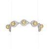Image 1 : 5.61 ctw Diamond & Pearl Bracelet 18K White Gold - REF-498N5F
