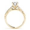 Image 3 : 1.04 ctw Certified VS/SI Diamond 2pc Wedding Set 14k Yellow Gold - REF-150A3N