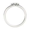 Image 3 : 1.35 ctw VS/SI Diamond 2 Stone 2 Stone Ring 18k White Gold - REF-163N8F