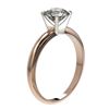 Image 3 : 1.25 ctw Certified Quality Diamond Engagment Ring 10k Rose Gold - REF-167H3R