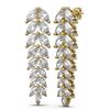 Image 2 : 7.12 ctw Diamond Earrings 18K Yellow Gold - REF-860M9G