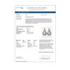 Image 4 : 1.31 ctw Diamond & Pearl Earrings 18K Rose Gold - REF-185R5K