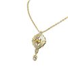 Image 2 : 5.1 ctw Canary Citrine & Diamond Necklace 18K Yellow Gold - REF-227H5R