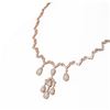 Image 2 : 7 ctw Diamond Necklace 18K Rose Gold - REF-804H2R