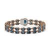 Image 3 : 29.22 ctw London Topaz & Diamond Bracelet 14K Rose Gold - REF-218Y2X