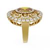 Image 2 : 5.61 ctw Canary Citrine & Diamond Ring 18K Yellow Gold - REF-256A4N