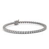 Image 1 : 7 ctw Diamond Designer Bracelet 18K White Gold - REF-550G6W