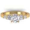 Image 1 : 1.69 ctw Certified VS/SI Diamond Solitaire Ring 14k Yellow Gold - REF-343X6A