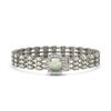 Image 1 : 24.2 ctw Opal & Diamond Bracelet 14K White Gold - REF-342Y9X