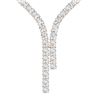 Image 1 : 40 ctw Certified SI Diamond Necklace 18K Rose Gold - REF-4350H2R