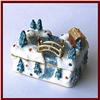 Image 1 : WINTER SCENE BOX 24K GOLD & SWAROVSKI CRYSTALS