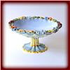 Image 1 : 24K GOLD BLUE RING DISH SWAROVSKI CRYSTAL JEWELRY
