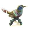 Image 1 : BLUE BIRD TRINKET BOX SWAROVSKI CRYSTALS 24K GOLD