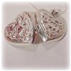 Image 1 : BAROQUE STERLING SILVER ENGRAVED LOCKET NECKLACE